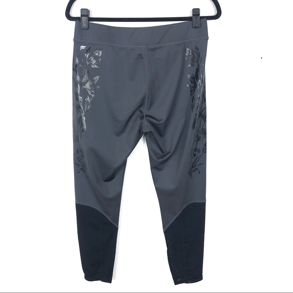 FABLETICS black floral crop legging W15 - Picture 1 of 7